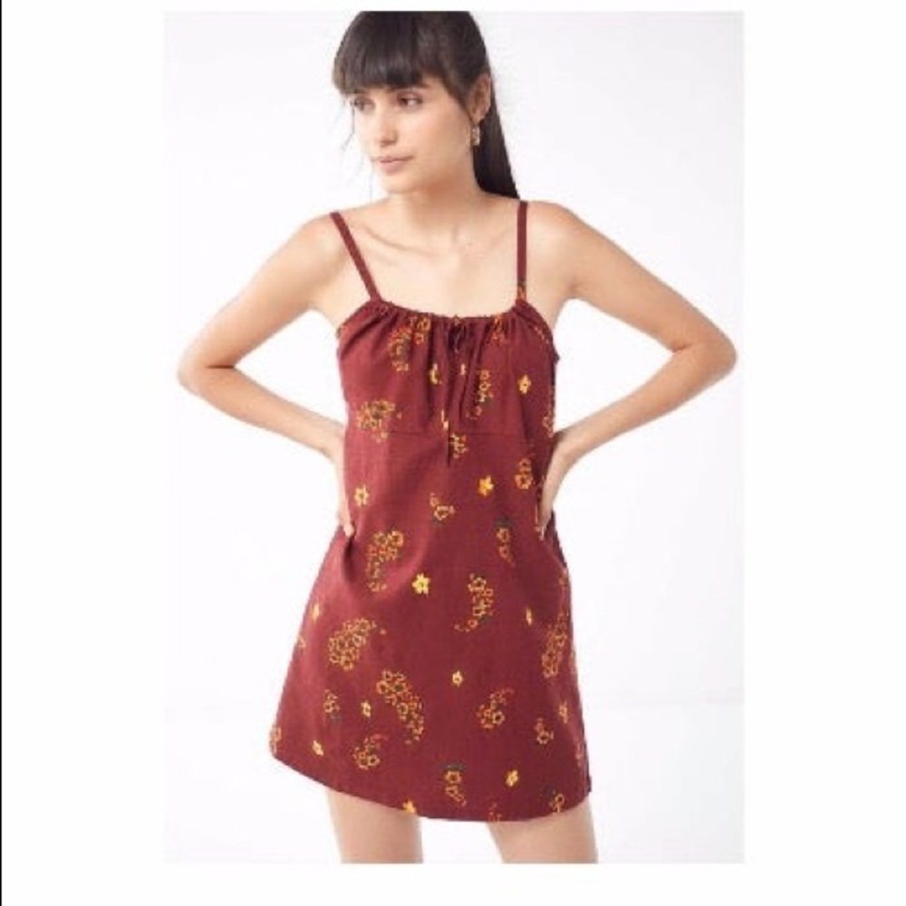 Urban Outfitters tie front dress